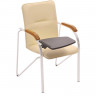 Конференц-кресло FA_SAMBA ST Silver к/з светло-бежевый DO122/бук