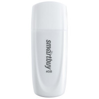 Флеш-диск 4 GB SMARTBUY Scout, USB 2.0, белый, SB004GB2SCW Флеш-диск 4 GB SMARTBUY Scout, USB 2.0, белый, SB004GB2SCW