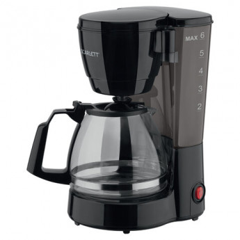 Кофеварка капельная SCARLETT SC-CM33018, объем 0,75л, мощность 600Вт, подогрев, пластик, черная
