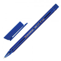 Ручка шариковая масляная BRAUBERG Marine, корпус тониров. синий, 0,7мм, линия 0,3мм, синяя, OBP133