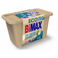 Капсулы для стирки BiMax ЭКО 100 Пятен 12шт/уп, комплект 12 шт