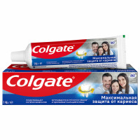 Зубная паста 100 мл COLGATE "Свежая мята", защита от кариеса, с фторидом и кальцием, 7891024149102 Зубная паста 100 мл COLGATE "Свежая мята", защита от кариеса, с фторидом и кальцием, 7891024149102