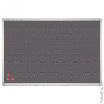 Доска для информации фетровая с металлической сеткой, "Pin mag", 45x60 см, OFFICE, "2х3", T
