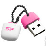 Флэш-диск 16 GB, SILICON POWER T07, USB 2.0, розовый, SP16GBUF2T07V1P