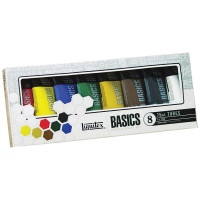 Набор красок акрил Liquitex "Basics" 75 мл, туба, 8 цв., картонная коробка