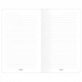 Блокнот 130х210мм 48л.линия,скрепка,Be Smart Notes розов,N3648