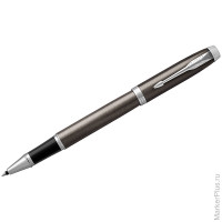 Ручка-роллер Parker "IM Dark Expresso CT" черная, 0,8мм, подар. уп.