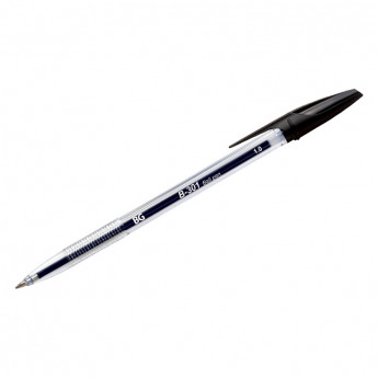 Ручка шариковая BG "B-301", черная, 1,0мм 50 шт/в уп