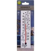 Термометр картонный на липучке с магнитом Бабочки (466381)