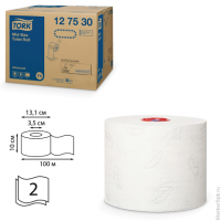 Бумага туалетная 100 м, TORK (Система Т6), комплект 27 шт., Advanced, 2-слойная, белая, 127530, комплект 27 шт