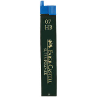 Грифели для механических карандашей Faber-Castell "Super-Polymer", 12шт., 0,7мм, HB 12 шт/в уп