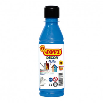 Краска акриловая художественная JOVI, 250мл, пластиковая бутылка, голубой