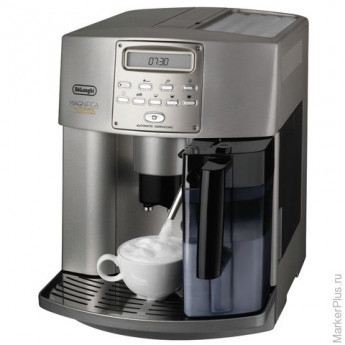 Кофемашина DELONGHI ESAM3500.S, 1350 Вт, объем 1,8 л, емкость для зерен 180 г, автоматический капучи