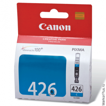 Картридж струйный CANON (CLI-426C) Pixma MG5140/MG5240/MG6140/MG8140, голубой, оригинальный, 446 стр