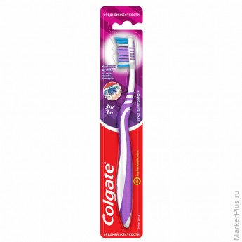 Зубная щетка COLGATE "Зиг заг", средней жесткости, 7610196003544 Зубная щетка COLGATE "Зиг заг", средней жесткости, 7610196003544