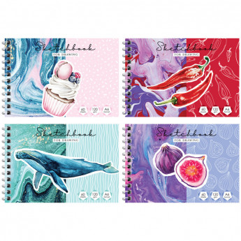 Скетчбук-блокнот 60л. А6 на гребне ArtSpace 'Your dreams', 120г/м2, 8 шт/в уп