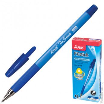 Ручка шариковая BEIFA (Бэйфа) "A Plus", корпус матовый, металлический наконечник, толщина письма 0,7 мм, синяя, KA124200CS-BL 18 шт/в уп