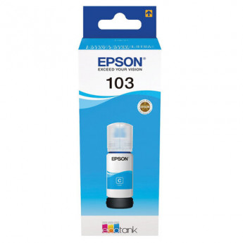 Чернила EPSON (C13T06C24A) для СНПЧ EPSON L11160 /L15150 /L15160 /L6550/L6570, голубые, оригинальные