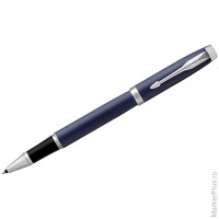 Ручка-роллер Parker "IM Matte Blue CT" черная, 0,8мм, подар. уп.