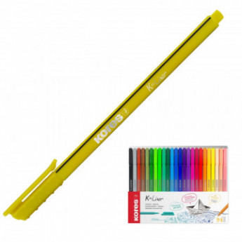 Линер KORES K Liner 0,4 мм набор 24шт, комплект 24 шт