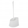 Ершик для унитаза Luscan с подставкой пластик белый Ершик для унитаза Luscan с подставкой пластик белый