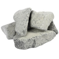 Камни для бани Габбро-Диабазобвалованный,средняя фракция (70-140 мм),3588