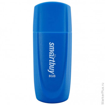 Флеш-диск 8 GB SMARTBUY Scout USB 2.0, синий, SB008GB2SCB