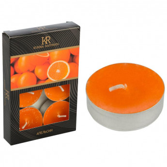 Набор свечей чайные ароматические 6 шт/уп Апельсин