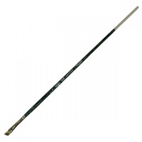 Кисть художественная синтетика Гамма 'Модерн', плоская скошенная №3, длинная ручка