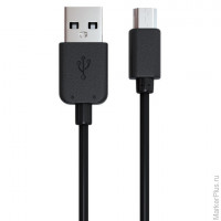 Кабель USB-micro USB 2.0, 1 м, RED LINE, для подключения портативных устройств и периферии, черный, 