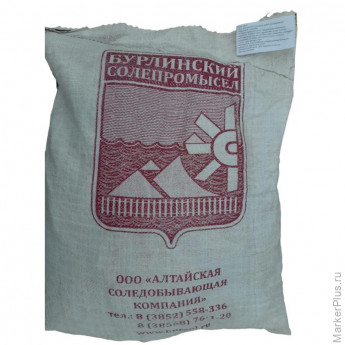 Реагент противогололедный соль техническая Галит помол 3 первый сорт 25кг