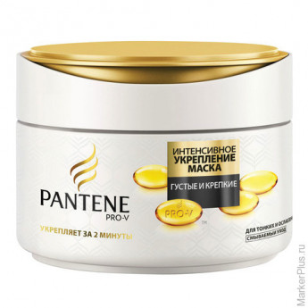 Маска для волос 200 мл, PANTENE (Пантин) "Интенсивное укрепление", для тонких волос, PT-81570284