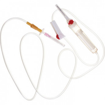 Система переливания крови одноразовая (пластик. игла) VM, 300 шт/уп, комплект 300 шт