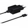 Зарядное устройство сетевое SAMSUNG EP-T1510XBEGRU (USB-C, 15Вт, чер)