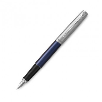 Ручка перьевая PARKER 'Jotter Royal Blue CT', корпус синий, детали из нержавеющей стали, синяя, 2030950