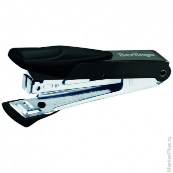 Степлер №10 Berlingo "Power TX" до 20л., металлический корпус, черный