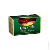 Чай Greenfield Golden Ceylon, черный, 25 фольгированных пакетиков по 2 грамма