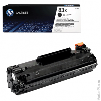 Картридж лазерный HP (CF283X) LaserJet Pro M201/M225, черный, оригинальный, ресурс 2200 стр.