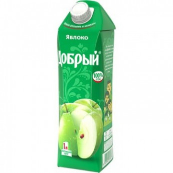 Сок Добрый яблочный 1 л
