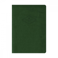 Телефонная книга А5, 80л., кожзам, OfficeSpace "Winner" зеленый, с вырубкой