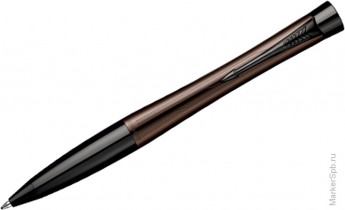 Ручка шариковая "Urban Premium Metallic Brown" синяя, 1,0мм, поворотный механизм, подар.уп
