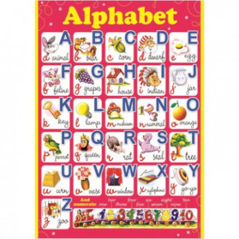 Плакат Alphabet, 490х690, 18523