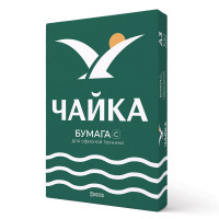 Бумага офисная БОЛЬШОГО ФОРМАТА (297х420), А3, 80 г/м2, 500 л., марка С, ЧАЙКА, 146% (CIE)