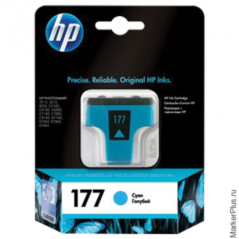 Картридж струйный HP (C8771HE) Photosmart C7283/C8183, №177, голубой, оригинальный, ресурс 400 стр.