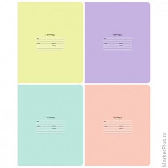 Тетрадь 96л., А5, клетка на гребне BG "Rustic", тиснение голографической фольгой, 4 шт/в уп