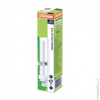 Лампа люминесцентная КЛЛ неинтегрирован. OSRAM CFL DULUX D/E 26W/840 G24Q-3