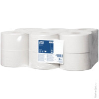 Бумага туалетная в мини-рулонах TORK Universal(T2) 1сл, 200м/рулон, цвет натуральный 12 шт/в уп