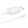 Зарядное устройство сетевое SAMSUNG EP-T1510XWEGRU (USB-C, 15Вт, бел)