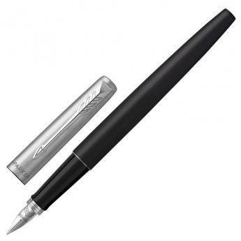 Ручка перьевая PARKER 'Jotter Bond Street Black CT', черный, детали нержавеющая сталь, синяя, 2030947