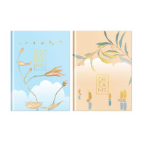 Бизнес-блокнот А6, 64л., евроформат BG "Мечты", матовая ламинация, тиснение фольгой, ассорти Бизнес-блокнот А6, 64л., евроформат BG "Мечты", матовая ламинация, тиснение фольгой, ассорти